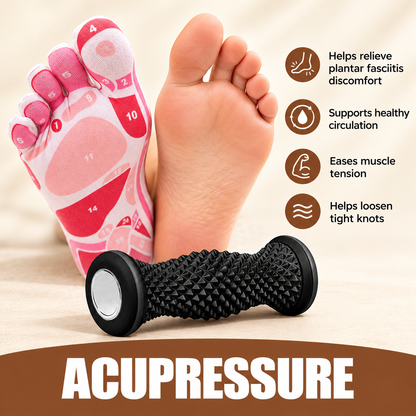 Solepico Foot Massage Roller with Deep Tissue Acupressure Nodes