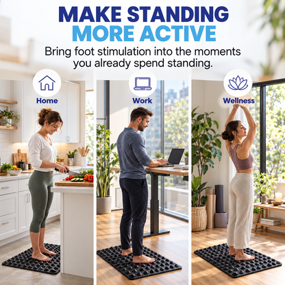 Solepico XL Foot Acupressure Massage Mat with Firm Foam Pressure Points