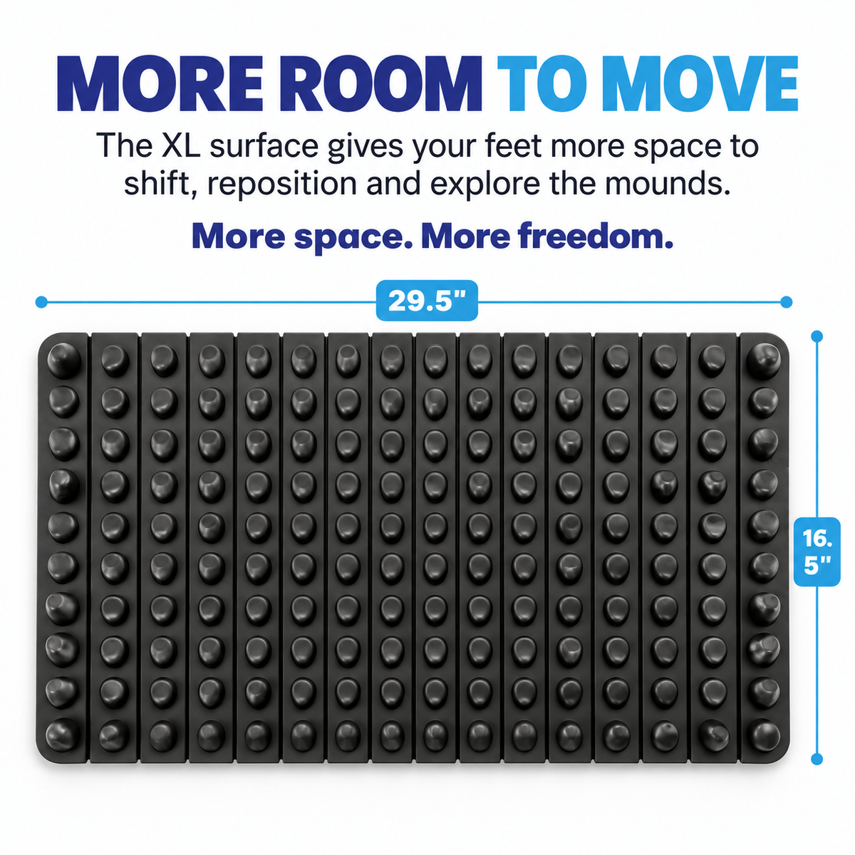 Solepico XL Foot Acupressure Massage Mat with Firm Foam Pressure Points