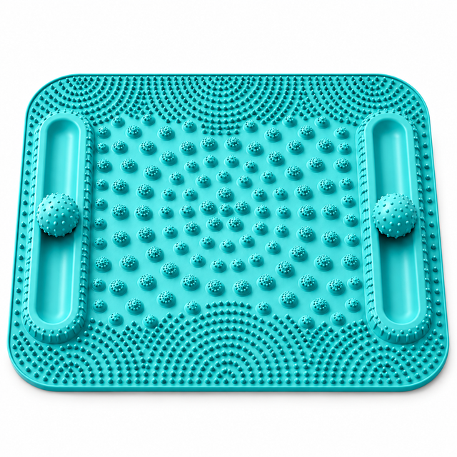 Solepico Foot Acupressure Massage Mat with Dual Massage Balls